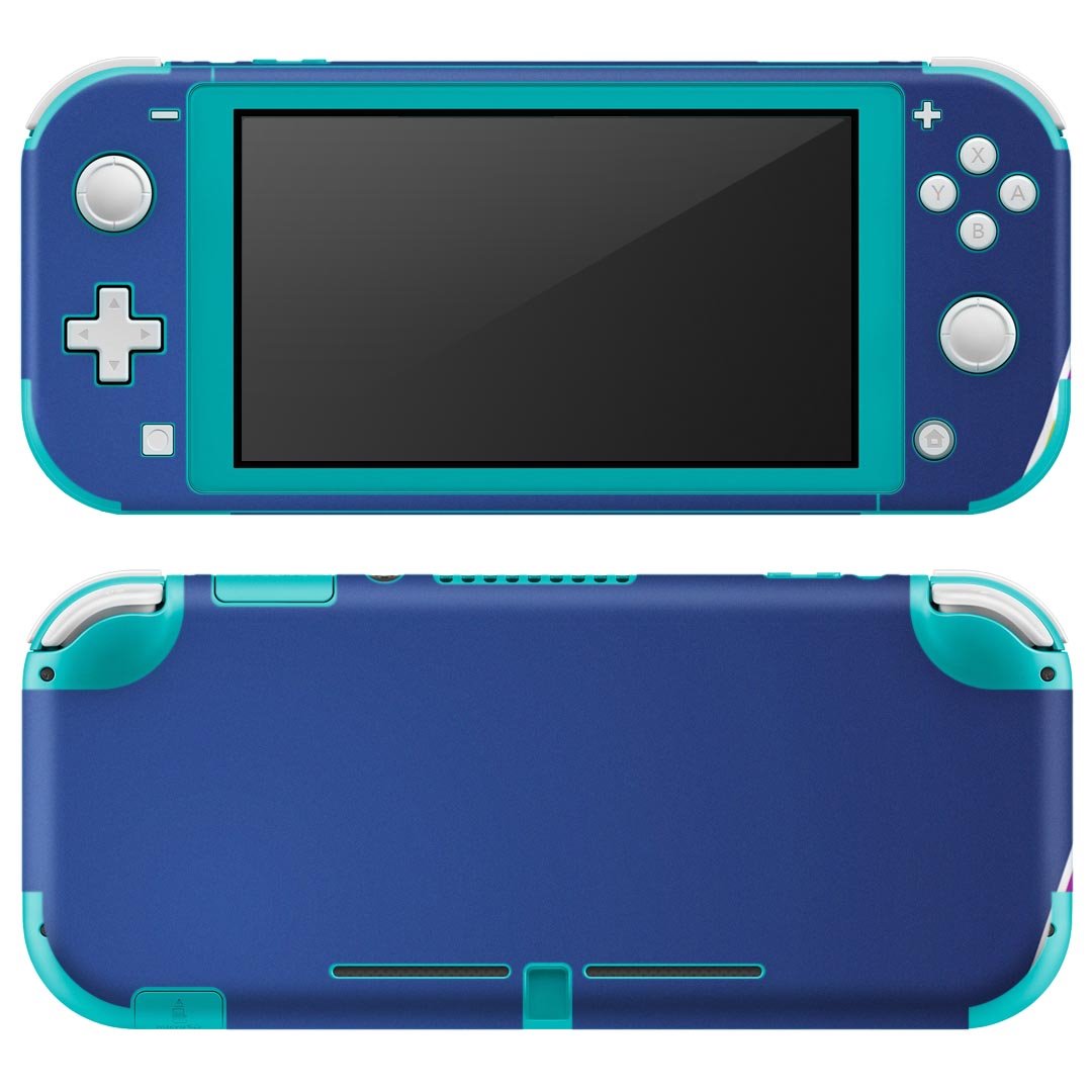 igsticker Nintendo Switch Lite 専用 デザインスキンシール 全面 ニンテンドー スイッチ ライト 専用 ゲーム機 カバー アクセサリー フィルム ステッカー エアフリー 002080 カラフル　シンプル
