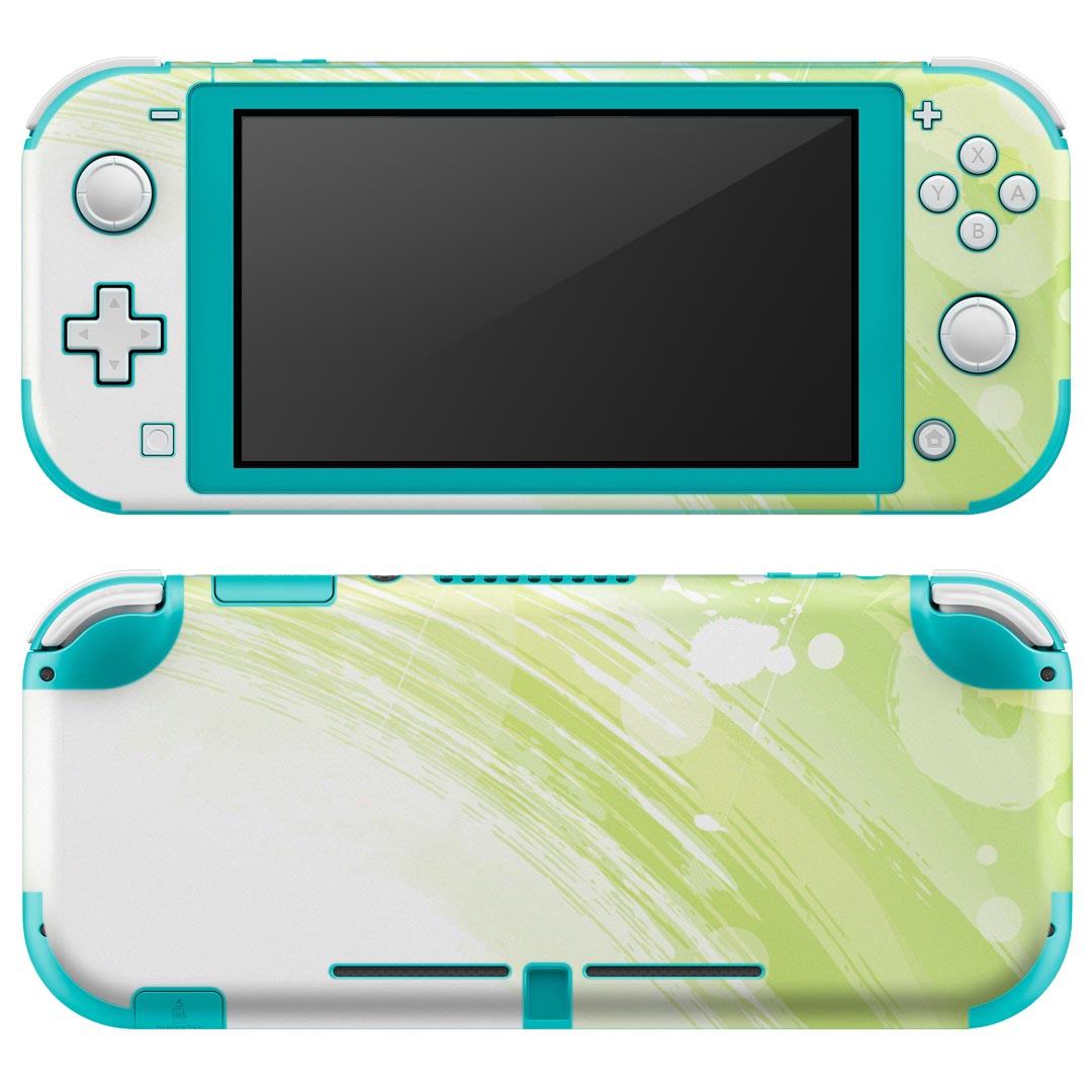 igsticker Nintendo Switch Lite 専用 デザインスキンシール 全面 ニンテンドー スイッチ ライト 専用 ゲーム機 カバー アクセサリー フィルム ステッカー エアフリー 002142 植物 緑