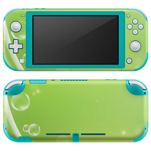 igsticker Nintendo Switch Lite 専用 デザインスキンシール 全面 ニンテンドー スイッチ ライト 専用 ゲーム機 カバー アクセサリー フィルム ステッカー エアフリー 002167 しゃぼん玉 緑 igsticker Nintendo Switch Lite 専用 デザインスキンシール 全面 ニンテンドー スイッチ ライト 専用 ゲーム機 カバー アクセサリー フィルム ステッカー エアフリー 002167 しゃぼん玉 緑