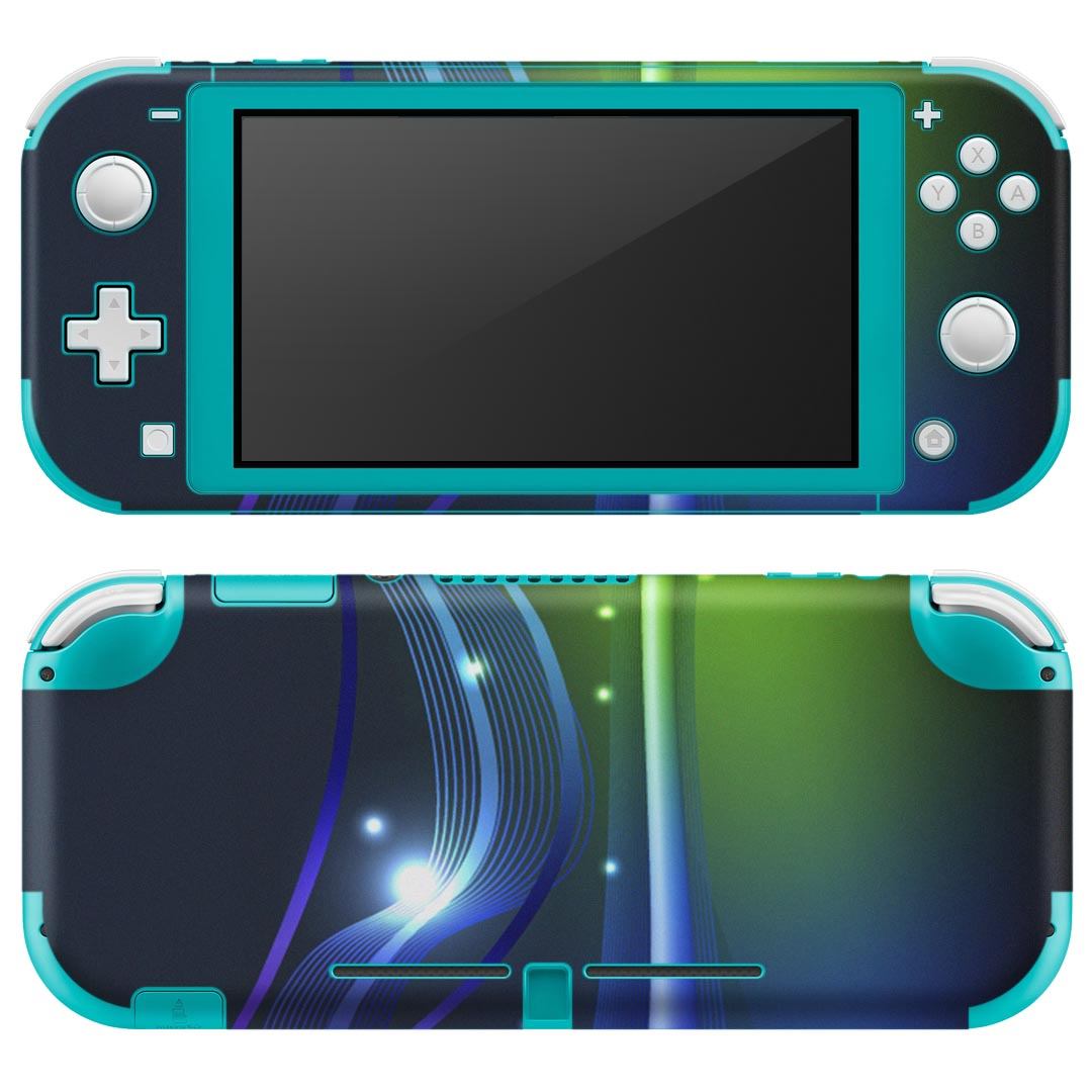 igsticker Nintendo Switch Lite 専用 デザインスキンシール 全面 ニンテンドー スイッチ ライト 専用 ゲーム機 カバー アクセサリー フィルム ステッカー エアフリー 002270 蛍光 カラフル
