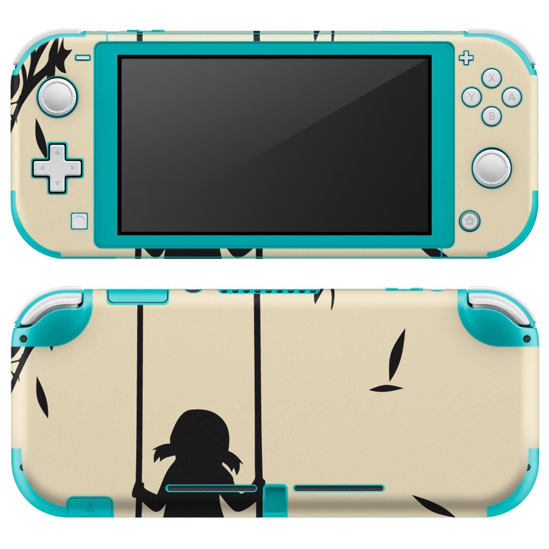 igsticker Nintendo Switch Lite 専用 デザインスキンシール 全面 ニンテンドー スイッチ ライト 専用 ゲーム機 カバー アクセサリー フィルム ステッカー エアフリー 002460 人物 イラスト 風景