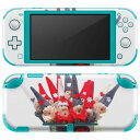 igsticker Nintendo Switch Lite 専用 デザインスキンシール 全面 ニンテンドー スイッチ ライト 専用 ゲーム機 カバー アクセサリー フィルム ステッカー エアフリー 002516 クリスマス サンタ