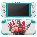 igsticker Nintendo Switch Lite 専用 デザインスキンシール 全面 ニンテンドー スイッチ ライト 専用 ゲーム機 カバー アクセサリー フィルム ステッカー エアフリー 002516 クリスマス　サンタ