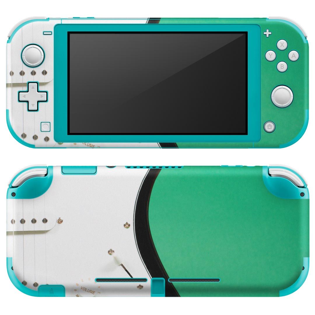 igsticker Nintendo Switch Lite 専用 デザインスキンシール 全面 ニンテンドー スイッチ ライト 専用 ゲーム機 カバー アクセサリー フィルム ステッカー エアフリー 002546 ギター　音楽