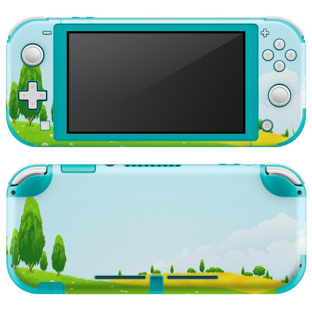 igsticker Nintendo Switch Lite 専用 デザインスキンシール 全面 ニンテンドー スイッチ ライト 専用 ゲーム機 カバー アクセサリー フィルム ステッカー エアフリー 002547 景色 風景 イラスト