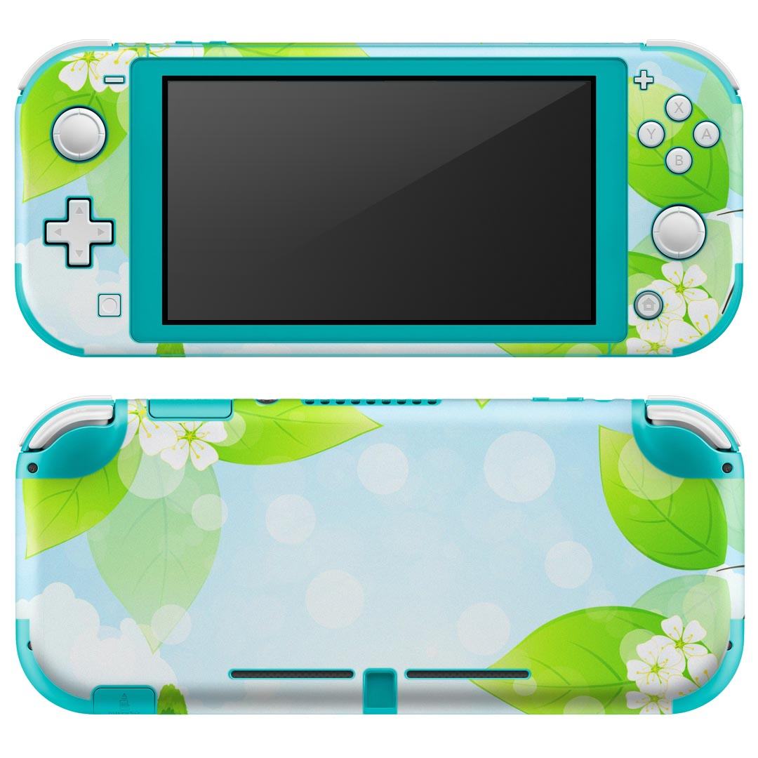 igsticker Nintendo Switch Lite 専用 デザインスキンシール 全面 ニンテンドー スイッチ ライト 専用 ゲーム機 カバー アクセサリー フィルム ステッカー エアフリー 002567 花 景色 イラスト