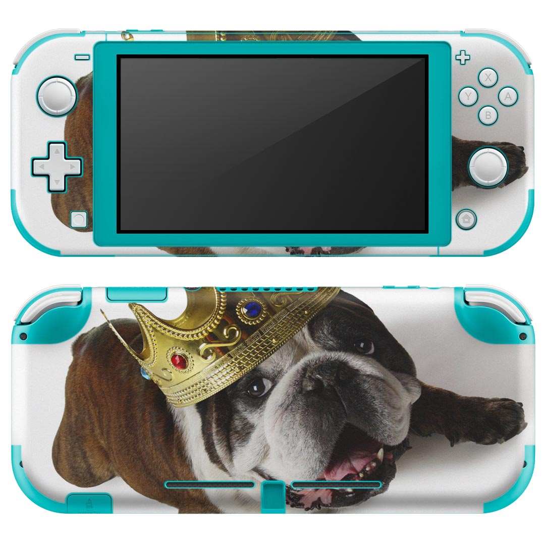 igsticker Nintendo Switch Lite 専用 デザインスキンシール 全面 ニンテンドー スイッチ ライト 専用 ゲーム機 カバー アクセサリー フィルム ステッカー エアフリー 002573 犬　動物　写真