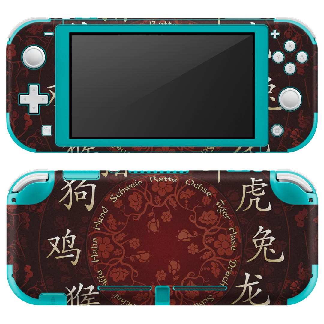 製品名 Nintendo Switch Lite専用 デザインスキンシール セット内容 Nintendo Switch Lite本体用スキンシール（裏表）各1枚 ※液晶側シールは2パーツに分かれていますニンテンドースイッチライト専用です。据え置き機のSwitch本体やJoyコンには対応していません。 商品特徴 3M社製の再剥離性シートを素材に採用し、細かな位置調整がしやすく貼り直しが容易です。また、エアフリーでもありますので気泡が簡単に逃げるので、キレイに貼ることができます。専用の業務プリンターを使い、商品画像と遜色のない美しい印刷仕上がり。 注意事項 画像はサンプルですので、ご覧の環境によっては多少色味に違いを感じる場合がございます。 イメージと違った、モニターと色味が異なるという理由での交換や返金はご対応出来かねます。スキンシールのみの販売で、ニンテンドースイッチ本体などは付属しません。シワができた場合、ドライヤーなどで軽く温め、外側に向けてシワを伸ばすように貼ってください。初回貼付時の位置調整や貼り直しは可能ですが、しっかりと押し付けて接着させた後の再剥離、再利用は保証しておりません。また接着部に油分や汚れが付着しますと角の部分は剥がれやすくなりますので、貼付時はあまり触れないようにご注意ください。無地のセミグロスシートにデザインをプリントした商品で、デコなどの加工はございません。 凹凸や光沢があるように見えたり布地や金属を素材にしたように見える商品もありますが、デザインの図版によるものです。印刷時に微妙な画像のズレが生じる場合がございます。ご注文後に1点1点制作する受注生産品の為、不良品以外のご返品や交換は固くお断りします。 商品発送 完全受注生産のハンドメイド商品となりますので、既製品と比べて発送までお時間を頂いています。 基本的に決済確認後2?3営業日、最大で10営業日での発送となります。繁忙期や休業日明けの場合はさらに時間がかかる場合があります。 その際には別途メールにてご連絡致します。メール便の場合、発送日から到着までに2?4日ほどかかる場合が多く、紛失などの保障もご対応できかねます。あらかじめご了承下さい。