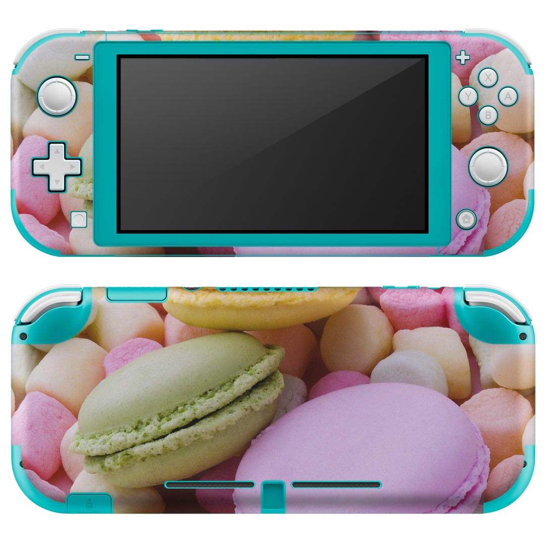 igsticker Nintendo Switch Lite 専用 デザインスキンシール 全面 ニンテンドー スイッチ ライト 専用 ゲーム機 カバー アクセサリー フィルム ステッカー エアフリー 002600 マカロン カラフル 写真
