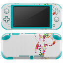 igsticker Nintendo Switch Lite 専用 デザインスキンシール 全面 ニンテンドー スイッチ ライト 専用 ゲーム機 カバー アクセサリー フィルム ステッカー エアフリー 002638 カラフル 人物 イラスト(2)