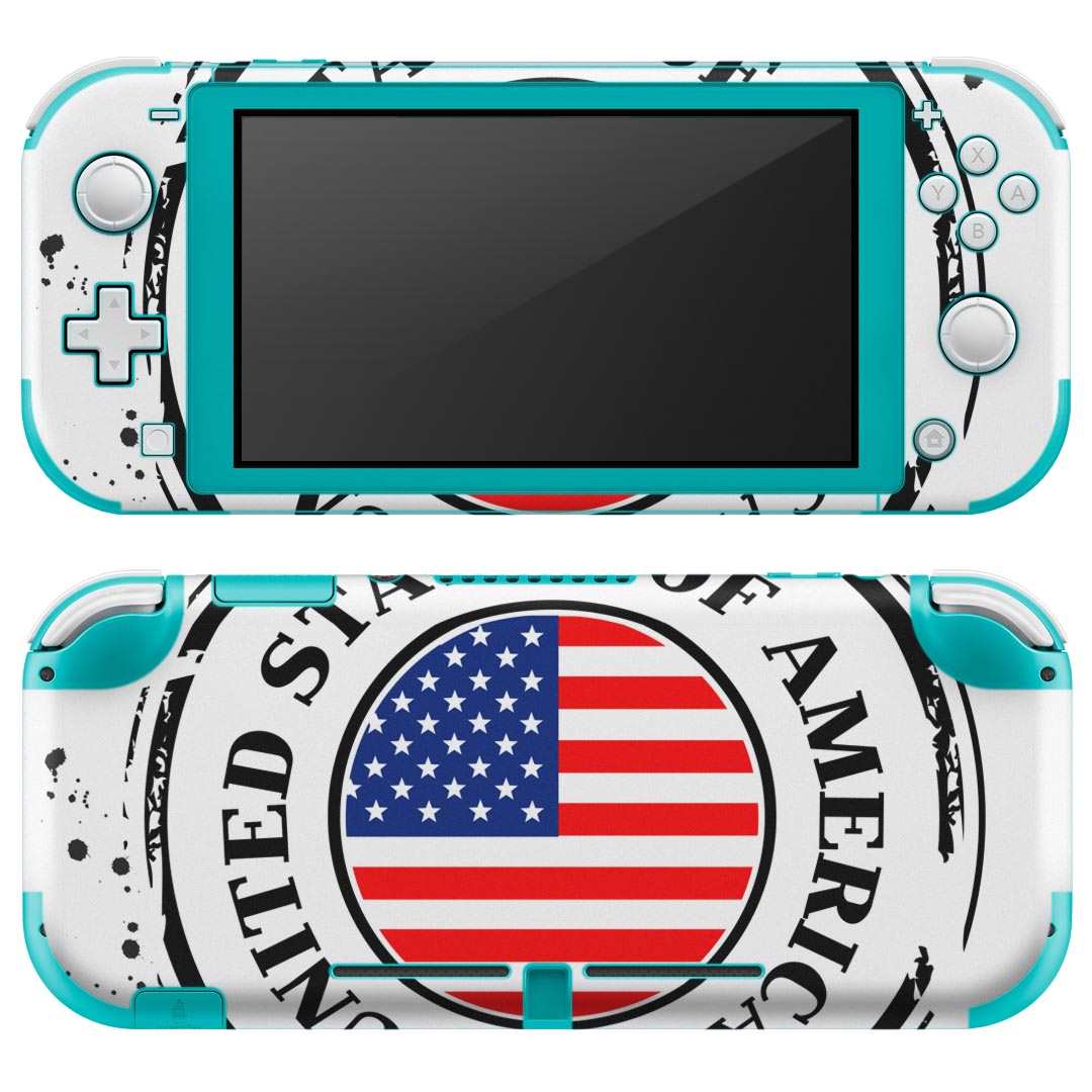 igsticker Nintendo Switch Lite 専用 デザインスキンシール 全面 ニンテンドー スイッチ ライト 専用 ゲーム機 カバー アクセサリー フィルム ステッカー エアフリー 002656 外国　国旗