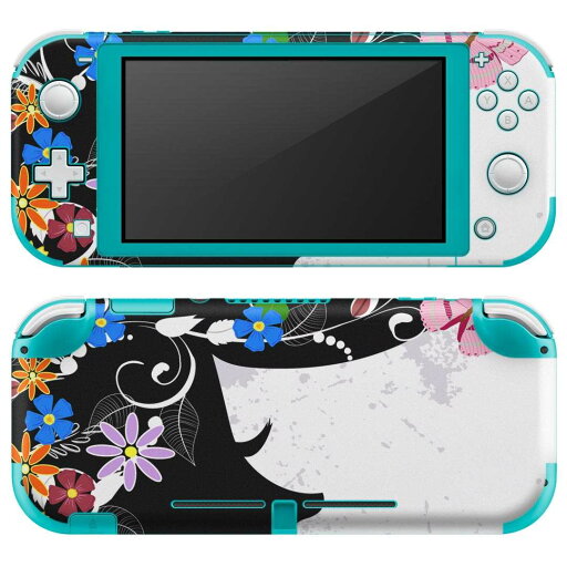 igsticker Nintendo Switch Lite 専用 デザインスキンシール 全面 ニンテンドー スイッチ ライト 専用 ゲーム機 カバー アクセサリー フィルム ステッカー エアフリー 002669 花 蝶 ガーリー igsticker Nintendo Switch Lite 専用 デザインスキンシール 全面 ニンテンドー スイッチ ライト 専用 ゲーム機 カバー アクセサリー フィルム ステッカー エアフリー 002669 花 蝶 ガーリー