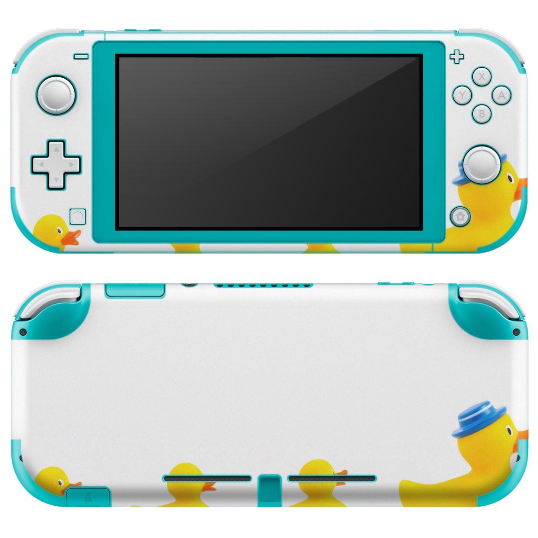 igsticker Nintendo Switch Lite 専用 デザインスキンシール 全面 ニンテンドー スイッチ ライト 専用 ゲーム機 カバー アクセサリー フィルム ステッカー エアフリー 002751 鳥　アヒル　動物