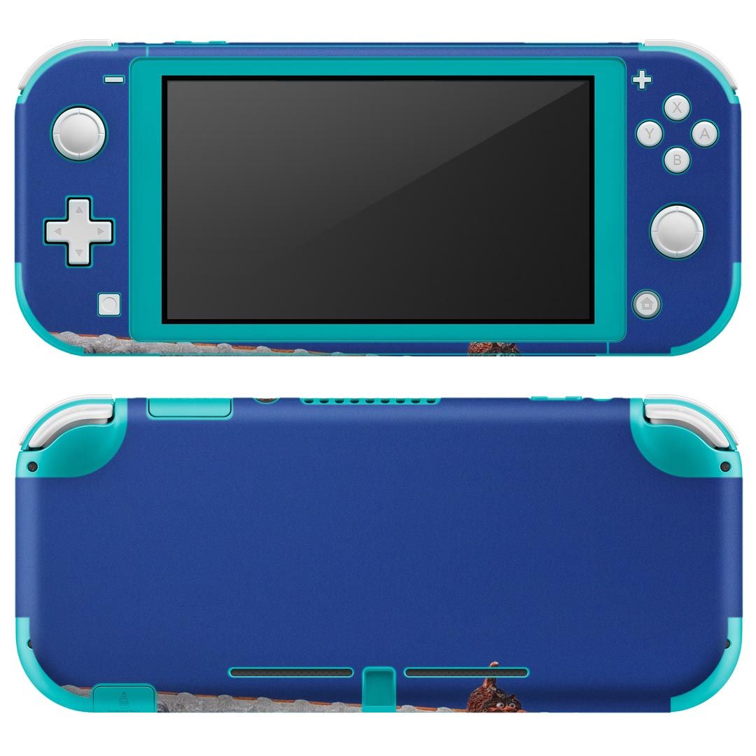 igsticker Nintendo Switch Lite 専用 デザインスキンシール 全面 ニンテンドー スイッチ ライト 専用 ゲーム機 カバー アクセサリー フィルム ステッカー エアフリー 002774 沖縄　シーサー　写真