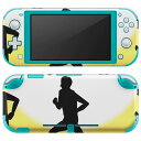 igsticker Nintendo Switch Lite 専用 デザインスキンシール 全面 ニンテンドー スイッチ ライト 専用 ゲーム機 カバー アクセサリー フィルム ステッカー エアフリー 002877 人物　海　イラスト