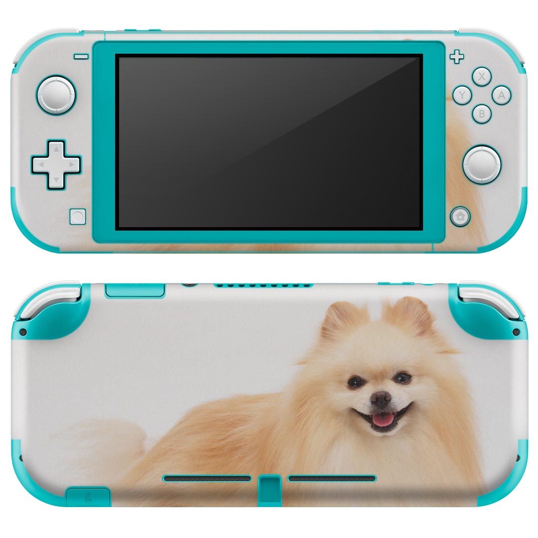 igsticker Nintendo Switch Lite 専用 デザインスキンシール 全面 ニンテンドー スイッチ ライト 専用 ゲーム機 カバー アクセサリー フィルム ステッカー エアフリー 002911 犬　動物　写真