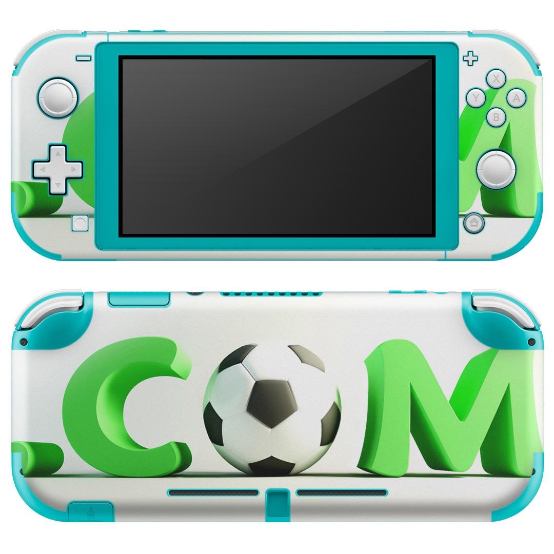 igsticker Nintendo Switch Lite 専用 デザインスキンシール 全面 ニンテンドー スイッチ ライト 専用 ゲーム機 カバー アクセサリー フィルム ステッカー エアフリー 002933 スポーツ シンプル 緑