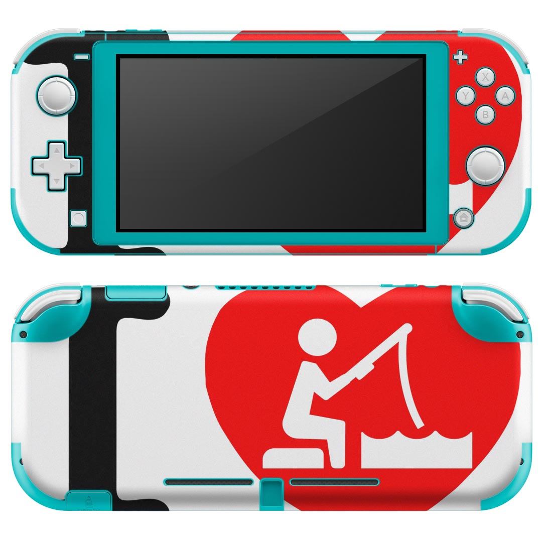 製品名 Nintendo Switch Lite専用 デザインスキンシール セット内容 Nintendo Switch Lite本体用スキンシール（裏表）各1枚 ※液晶側シールは2パーツに分かれていますニンテンドースイッチライト専用です。据え置き機のSwitch本体やJoyコンには対応していません。 商品特徴 3M社製の再剥離性シートを素材に採用し、細かな位置調整がしやすく貼り直しが容易です。また、エアフリーでもありますので気泡が簡単に逃げるので、キレイに貼ることができます。専用の業務プリンターを使い、商品画像と遜色のない美しい印刷仕上がり。 注意事項 画像はサンプルですので、ご覧の環境によっては多少色味に違いを感じる場合がございます。 イメージと違った、モニターと色味が異なるという理由での交換や返金はご対応出来かねます。スキンシールのみの販売で、ニンテンドースイッチ本体などは付属しません。シワができた場合、ドライヤーなどで軽く温め、外側に向けてシワを伸ばすように貼ってください。初回貼付時の位置調整や貼り直しは可能ですが、しっかりと押し付けて接着させた後の再剥離、再利用は保証しておりません。また接着部に油分や汚れが付着しますと角の部分は剥がれやすくなりますので、貼付時はあまり触れないようにご注意ください。無地のセミグロスシートにデザインをプリントした商品で、デコなどの加工はございません。 凹凸や光沢があるように見えたり布地や金属を素材にしたように見える商品もありますが、デザインの図版によるものです。印刷時に微妙な画像のズレが生じる場合がございます。ご注文後に1点1点制作する受注生産品の為、不良品以外のご返品や交換は固くお断りします。 商品発送 完全受注生産のハンドメイド商品となりますので、既製品と比べて発送までお時間を頂いています。 基本的に決済確認後2?3営業日、最大で10営業日での発送となります。繁忙期や休業日明けの場合はさらに時間がかかる場合があります。 その際には別途メールにてご連絡致します。メール便の場合、発送日から到着までに2?4日ほどかかる場合が多く、紛失などの保障もご対応できかねます。あらかじめご了承下さい。