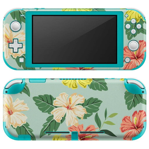 igsticker Nintendo Switch Lite 専用 デザインスキンシール 全面 ニンテンドー スイッチ ライト 専用 ゲーム機 カバー アクセサリー フィルム ステッカー エアフリー 003161 花 ハイビスカス カラフル igsticker Nintendo Switch Lite 専用 デザインスキンシール 全面 ニンテンドー スイッチ ライト 専用 ゲーム機 カバー アクセサリー フィルム ステッカー エアフリー 003161 花 ハイビスカス カラフル