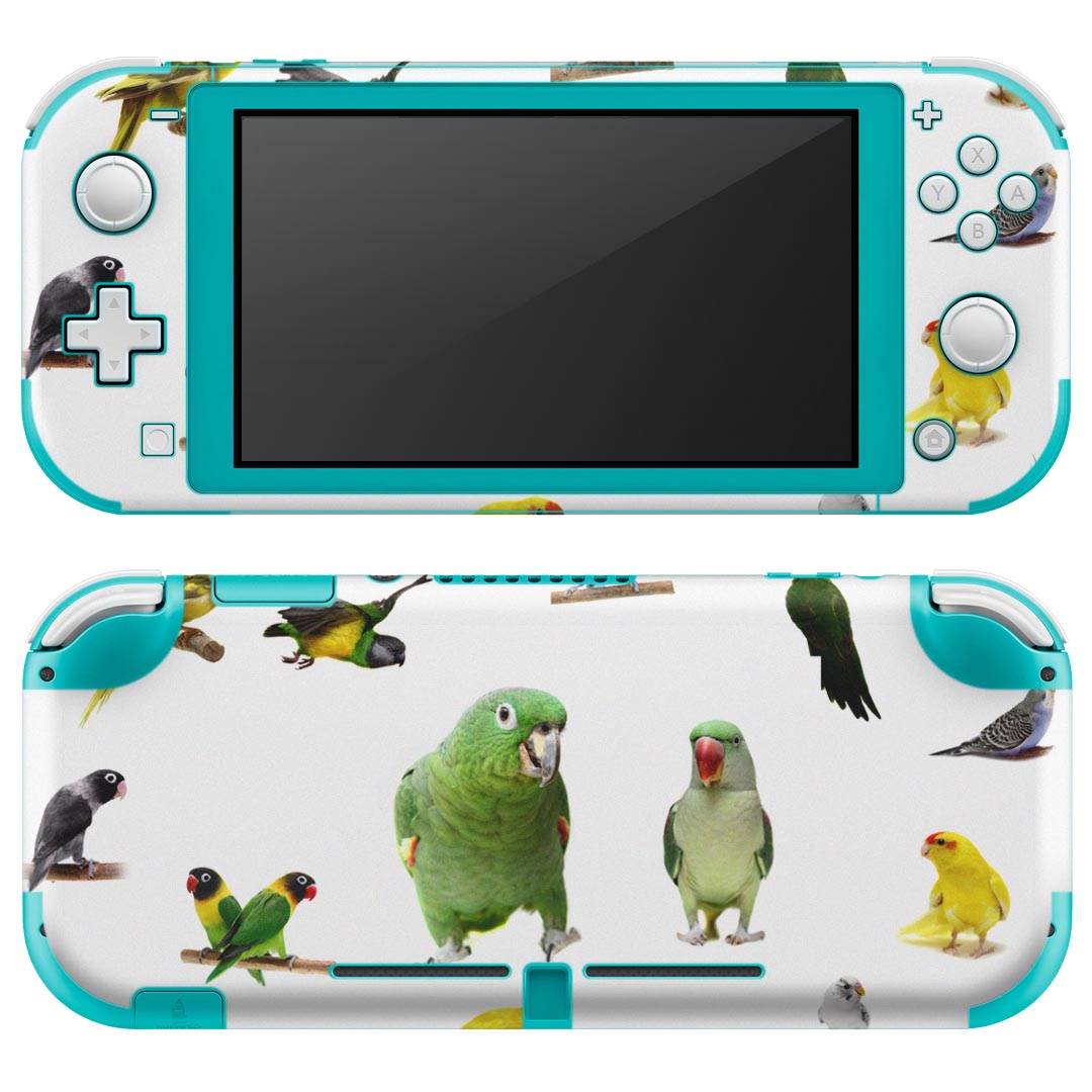 igsticker Nintendo Switch Lite 専用 デザインスキンシール 全面 ニンテンドー スイッチ ライト 専用 ゲーム機 カバー アクセサリー フィルム ステッカー エアフリー 003163 アニマル 鳥　動物　写真