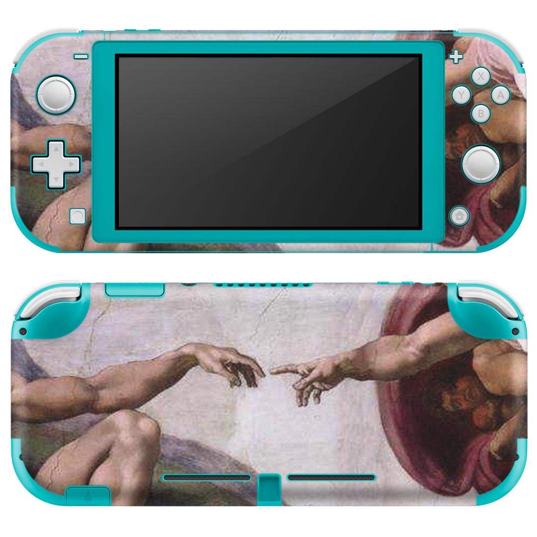 igsticker Nintendo Switch Lite 専用 デザインスキンシール 全面 ニンテンドー スイッチ ライト 専用 ゲーム機 カバー アクセサリー フィルム ステッカー エアフリー 003176 人物 絵画 イラスト