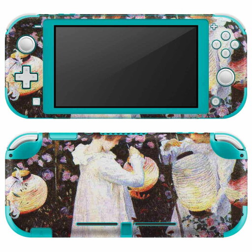 igsticker Nintendo Switch Lite 専用 デザインスキンシール 全面 ニンテンドー スイッチ ライト 専用 ゲーム機 カバー アクセサリー フィルム ステッカー エアフリー 003208 人物 絵画 イラスト
