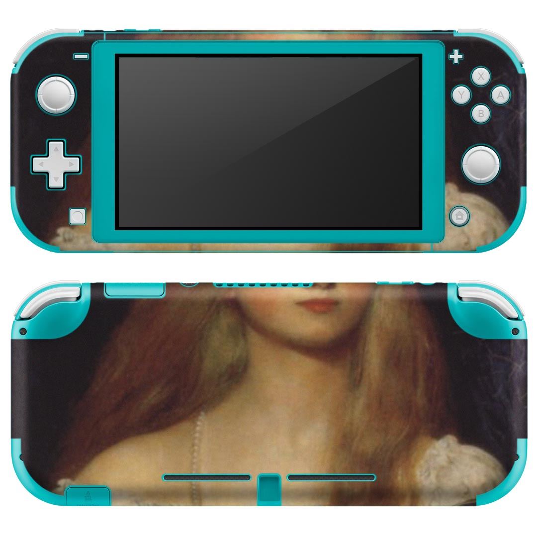 igsticker Nintendo Switch Lite 専用 デザインスキンシール 全面 ニンテンドー スイッチ ライト 専用 ゲーム機 カバー アクセサリー フィルム ステッカー エアフリー 003209 人物　絵画　イラスト
