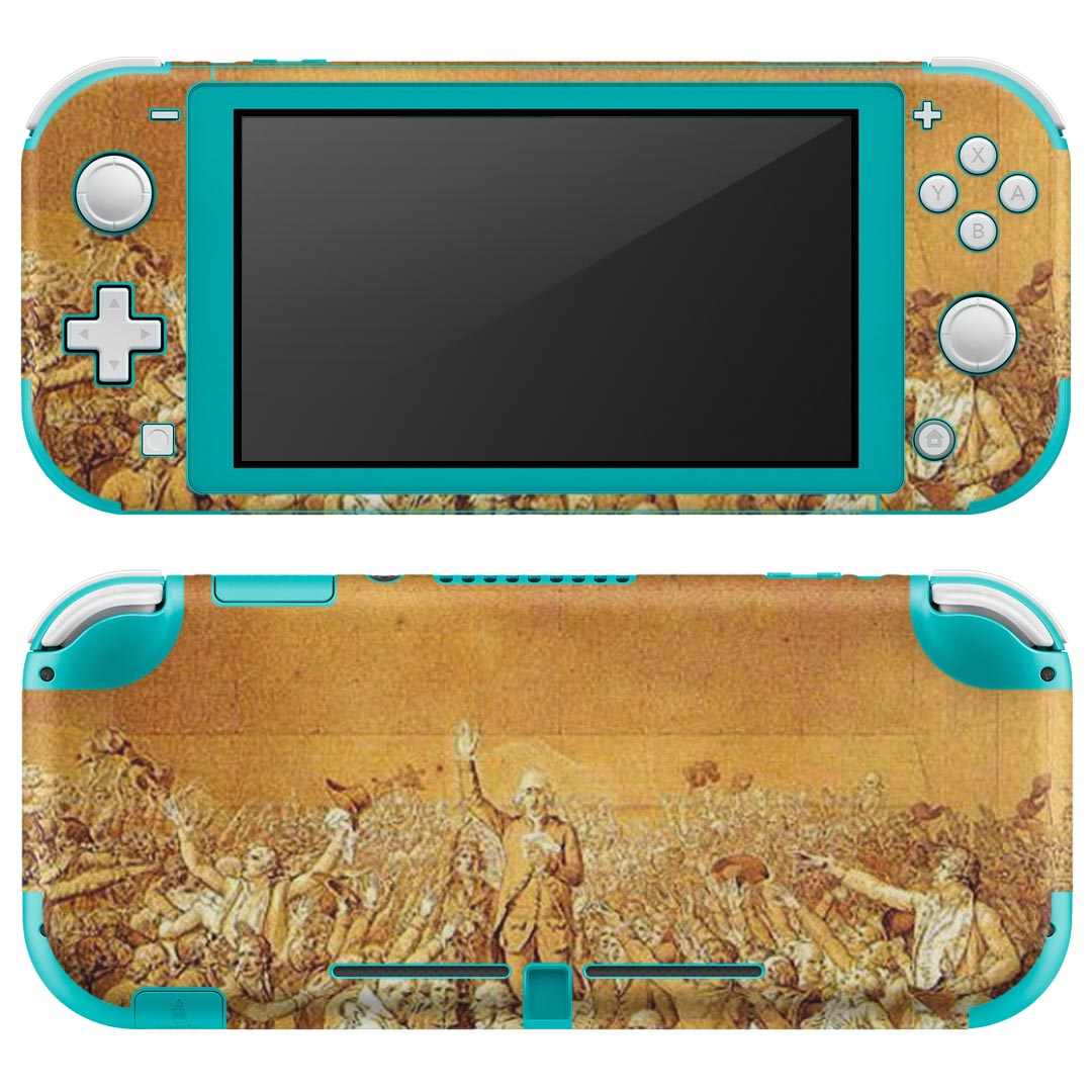 igsticker Nintendo Switch Lite 専用 デザインスキンシール 全面 ニンテンドー スイッチ ライト 専用 ゲーム機 カバー アクセサリー フィルム ステッカー エアフリー 003251 クール 外国 絵画 イラスト