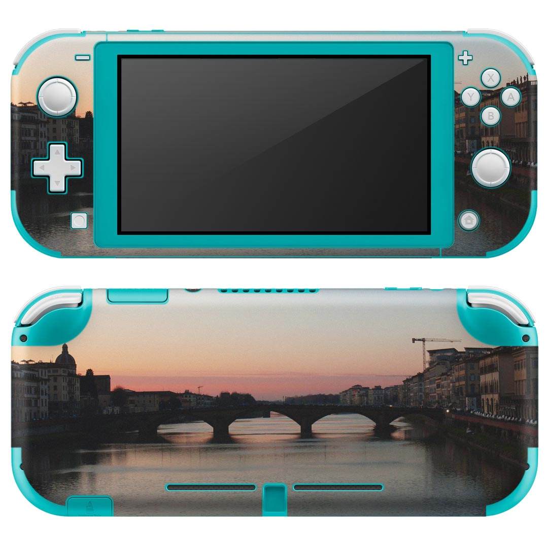 igsticker Nintendo Switch Lite 専用 デザインスキンシール 全面 ニンテンドー スイッチ ライト 専用 ゲーム機 カバー アクセサリー フィルム ステッカー エアフリー 003293 クール 外国　写真　景色　風景