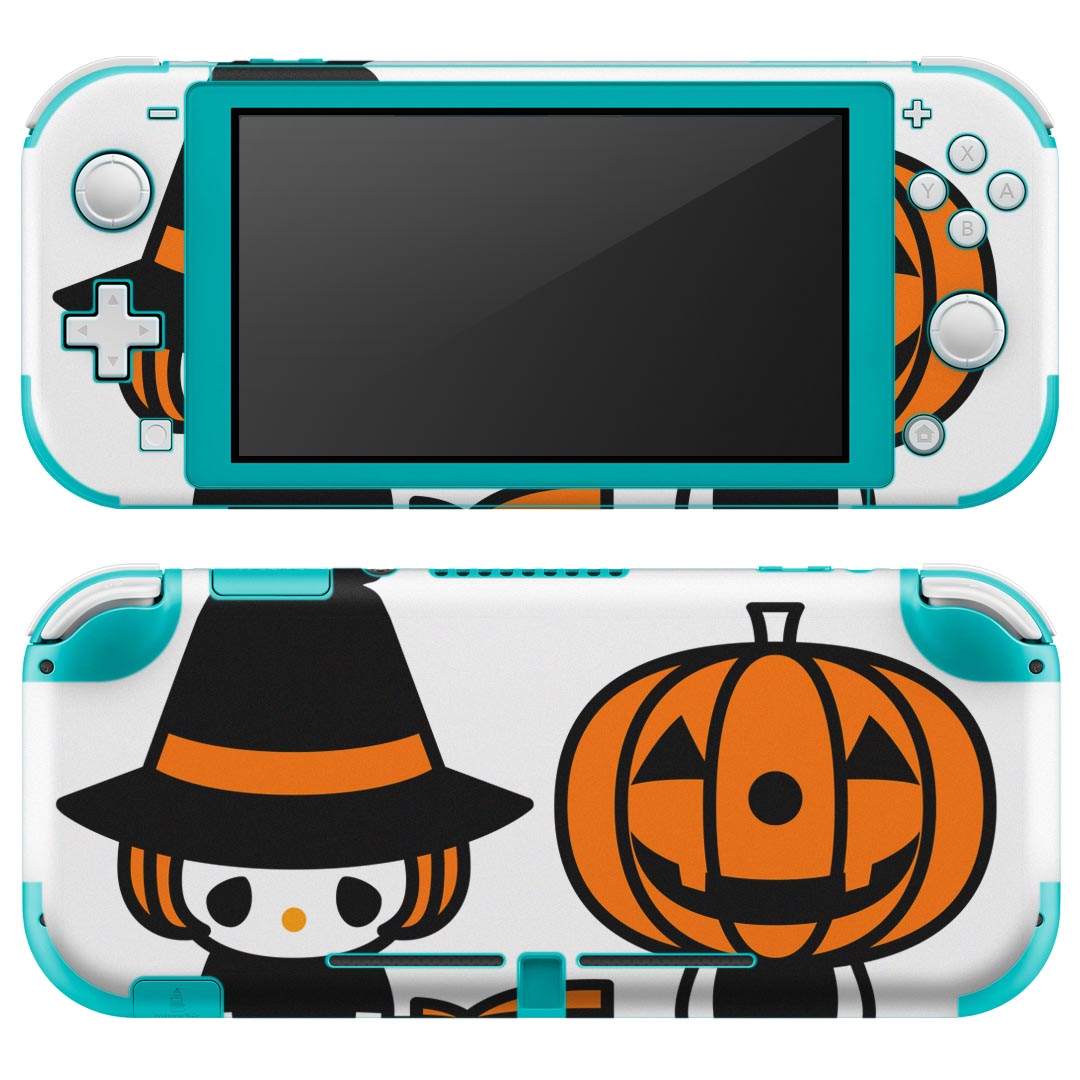 igsticker Nintendo Switch Lite 専用 デザインスキンシール 全面 ニンテンドー スイッチ ライト 専用 ゲーム機 カバー アクセサリー フィルム ステッカー エアフリー 003315 ハロウィン　キャラクター