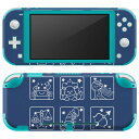 igsticker Nintendo Switch Lite 専用 デザインスキンシール 全面 ニンテンドー スイッチ ライト 専用 ゲーム機 カバー アクセサリー フィルム ステッカー エアフリー 003354 アニマル 星座 イラスト キャラクター