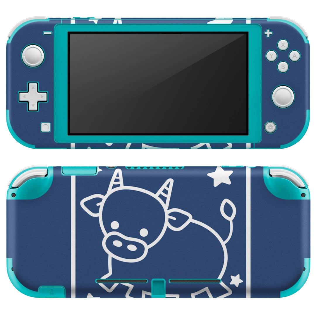 igsticker Nintendo Switch Lite 専用 デザインスキンシール 全面 ニンテンドー スイッチ ライト 専用 ゲーム機 カバー アクセサリー フィルム ステッカー エアフリー 003356 アニマル 星座 イラスト キャラクター
