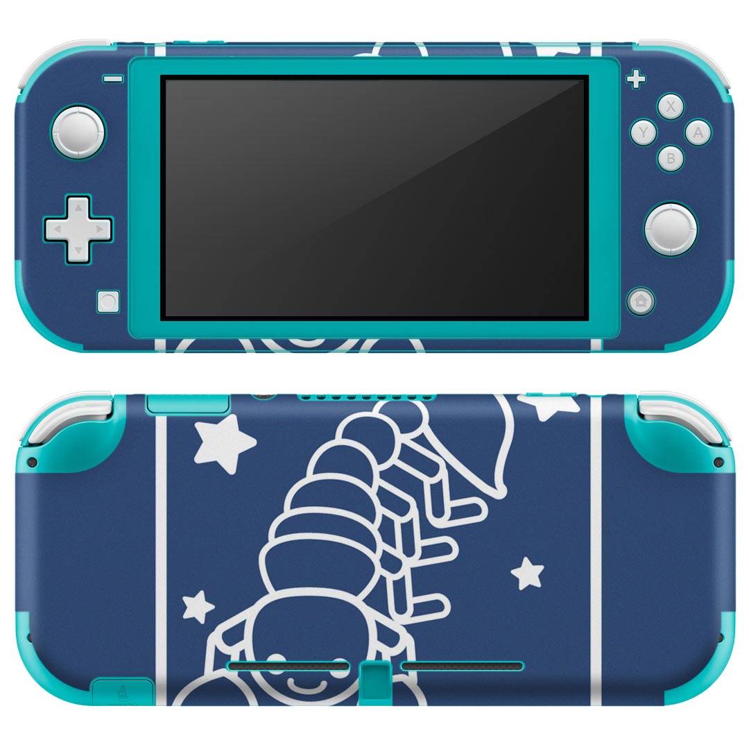 igsticker Nintendo Switch Lite 専用 デザインスキンシール 全面 ニンテンドー スイッチ ライト 専用 ゲーム機 カバー アクセサリー フィルム ステッカー エアフリー 003362 アニマル 星座　イラスト　キャラクター