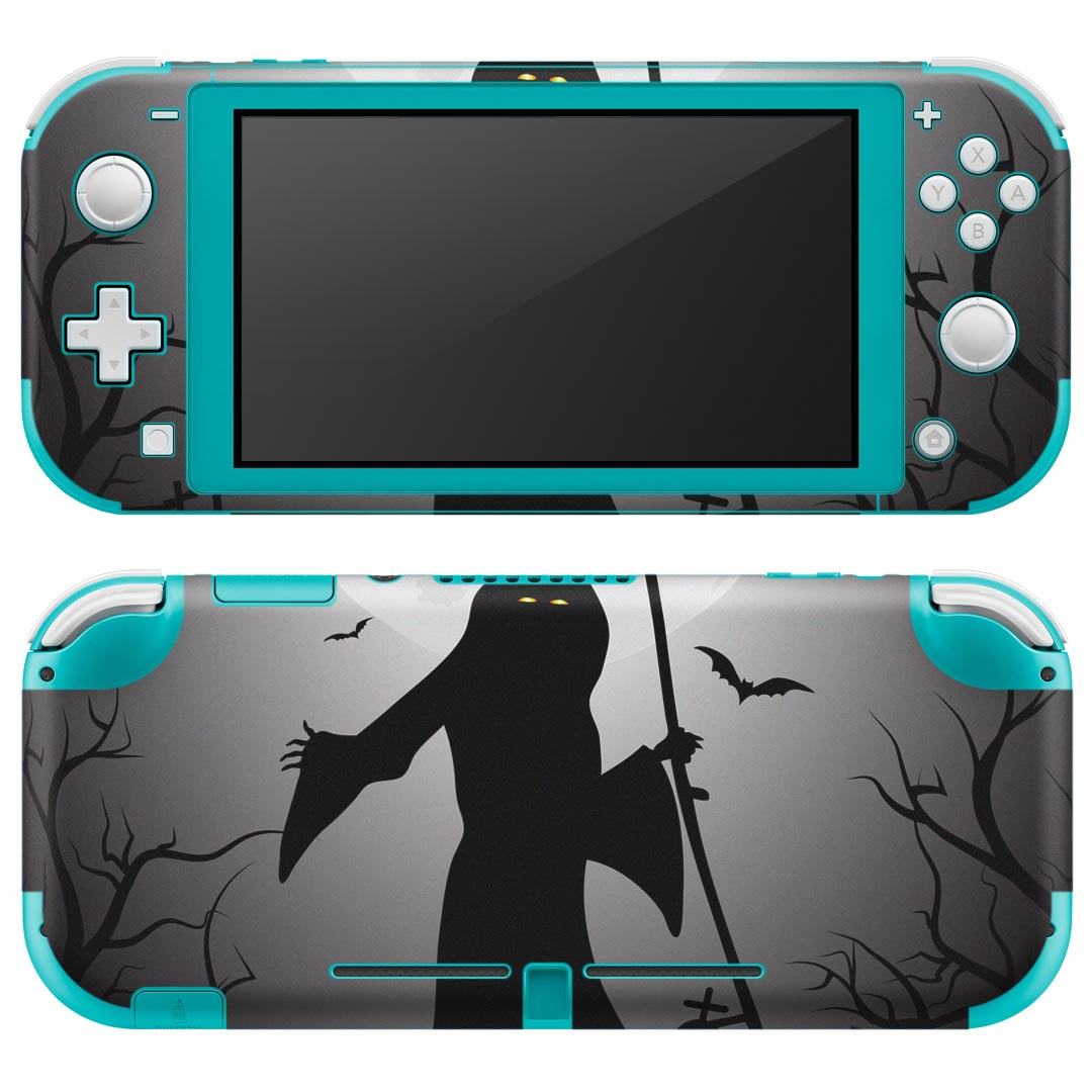 igsticker Nintendo Switch Lite 専用 デザインスキンシール 全面 ニンテンドー スイッチ ライト 専用 ゲーム機 カバー アクセサリー フィルム ステッカー エアフリー 003376 クール ハロウィン かぼちゃ