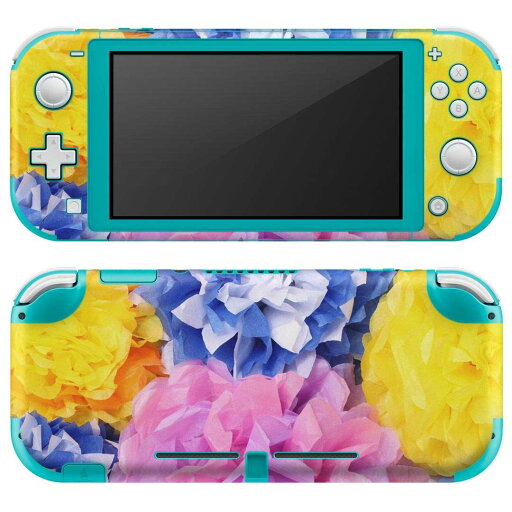igsticker Nintendo Switch Lite 専用 デザインスキンシール 全面 ニンテンドー スイッチ ライト 専用 ゲーム機 カバー アクセサリー フィルム ステッカー エアフリー 003420 花 カラフル igsticker Nintendo Switch Lite 専用 デザインスキンシール 全面 ニンテンドー スイッチ ライト 専用 ゲーム機 カバー アクセサリー フィルム ステッカー エアフリー 003420 花 カラフル