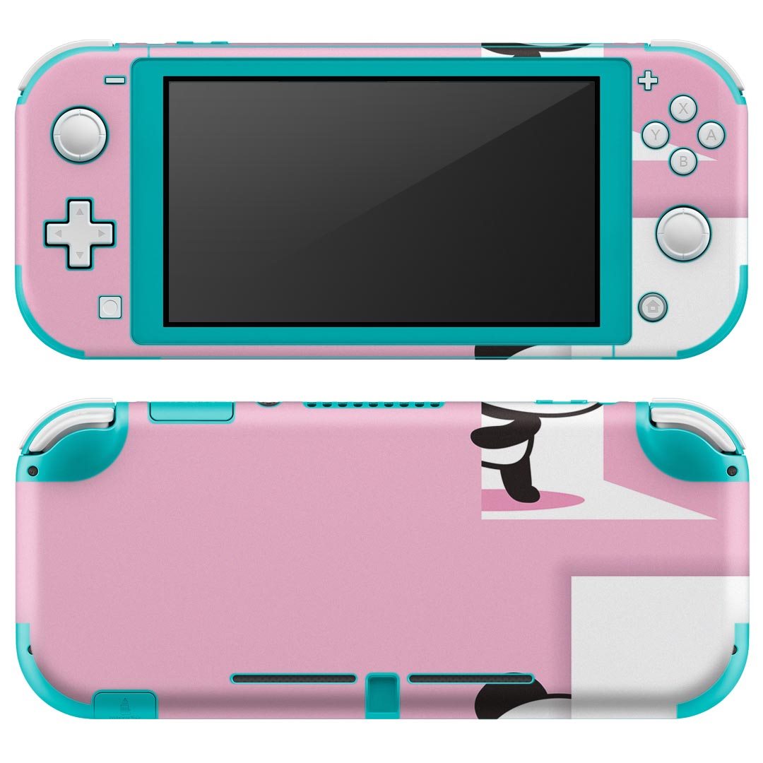 igsticker Nintendo Switch Lite 専用 デザインスキンシール 全面 ニンテンドー スイッチ ライト 専用 ゲーム機 カバー アクセサリー フィルム ステッカー エアフリー 003438 動物　イラスト　キャラクター