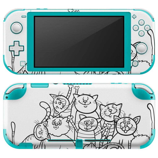 igsticker Nintendo Switch Lite 専用 デザインスキンシール 全面 ニンテンドー スイッチ ライト 専用 ゲーム機 カバー アクセサリー フィルム ステッカー エアフリー 003496 猫 動物 イラスト igsticker Nintendo Switch Lite 専用 デザインスキンシール 全面 ニンテンドー スイッチ ライト 専用 ゲーム機 カバー アクセサリー フィルム ステッカー エアフリー 003496 猫 動物 イラスト