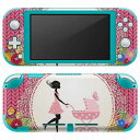 igsticker Nintendo Switch Lite 専用 デザインスキンシール 全面 ニンテンドー スイッチ ライト 専用 ゲーム機 カバー アクセサリー フィルム ステッカー エアフリー 003509 人物 ベビー ガーリー