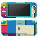 igsticker Nintendo Switch Lite 専用 デザインスキンシール 全面 ニンテンドー スイッチ ライト 専用 ゲーム機 カバー アクセサリー フィルム ステッカー エアフリー 003528 英語 文字 カラフル 立体(2)