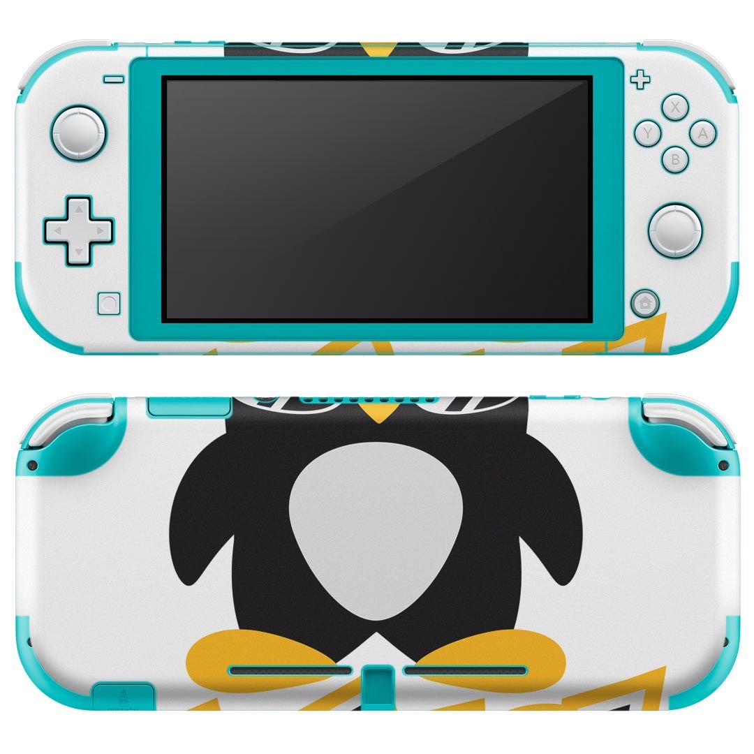 igsticker Nintendo Switch Lite 専用 デザインスキンシール 全面 ニンテンドー スイッチ ライト 専用 ゲーム機 カバー アクセサリー フィルム ステッカー エアフリー 003537 ペンギン 動物 キャラクター