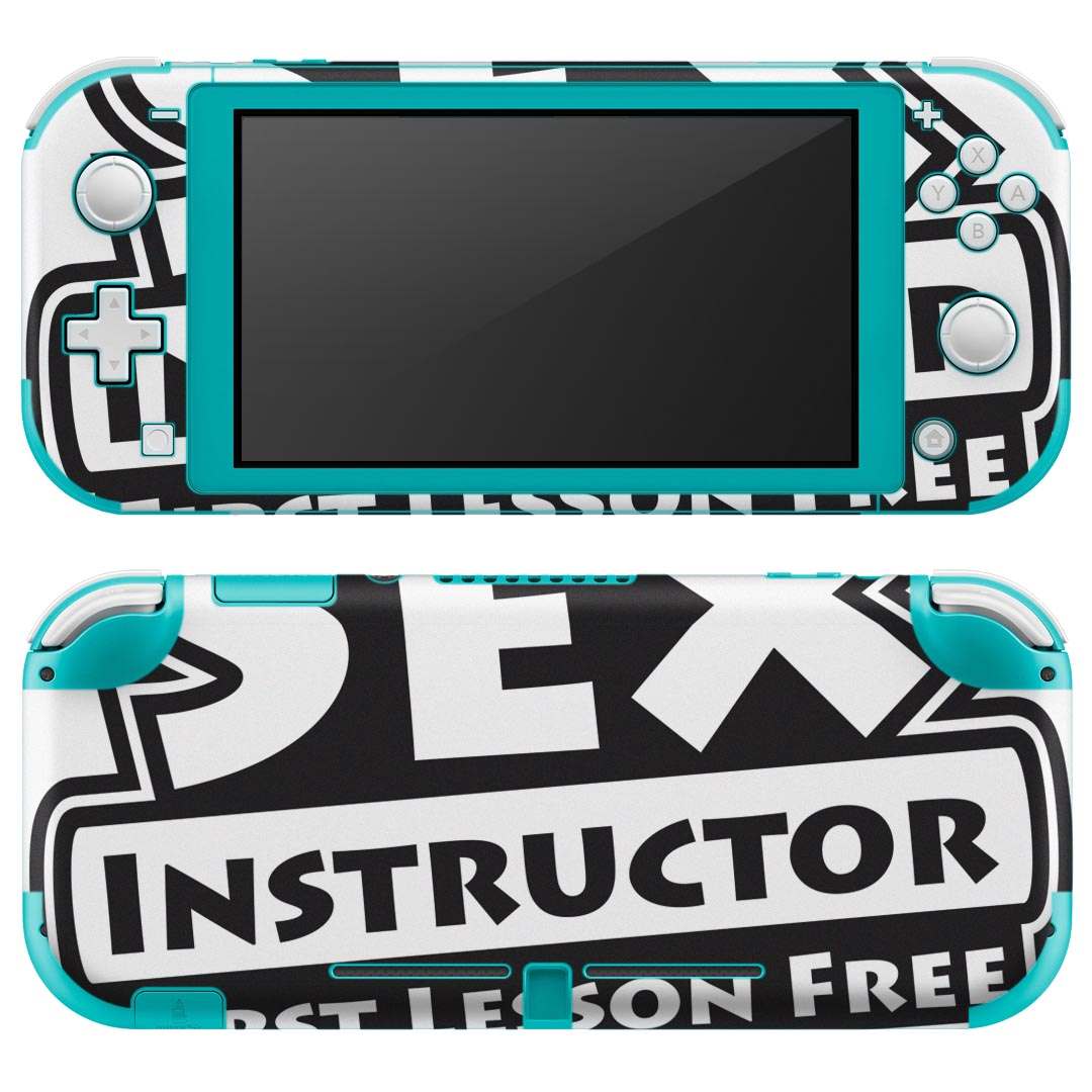 igsticker Nintendo Switch Lite 専用 デザインスキンシール 全面 ニンテンドー スイッチ ライト 専用 ゲーム機 カバー アクセサリー フィルム ステッカー エアフリー 003546 英語　文字