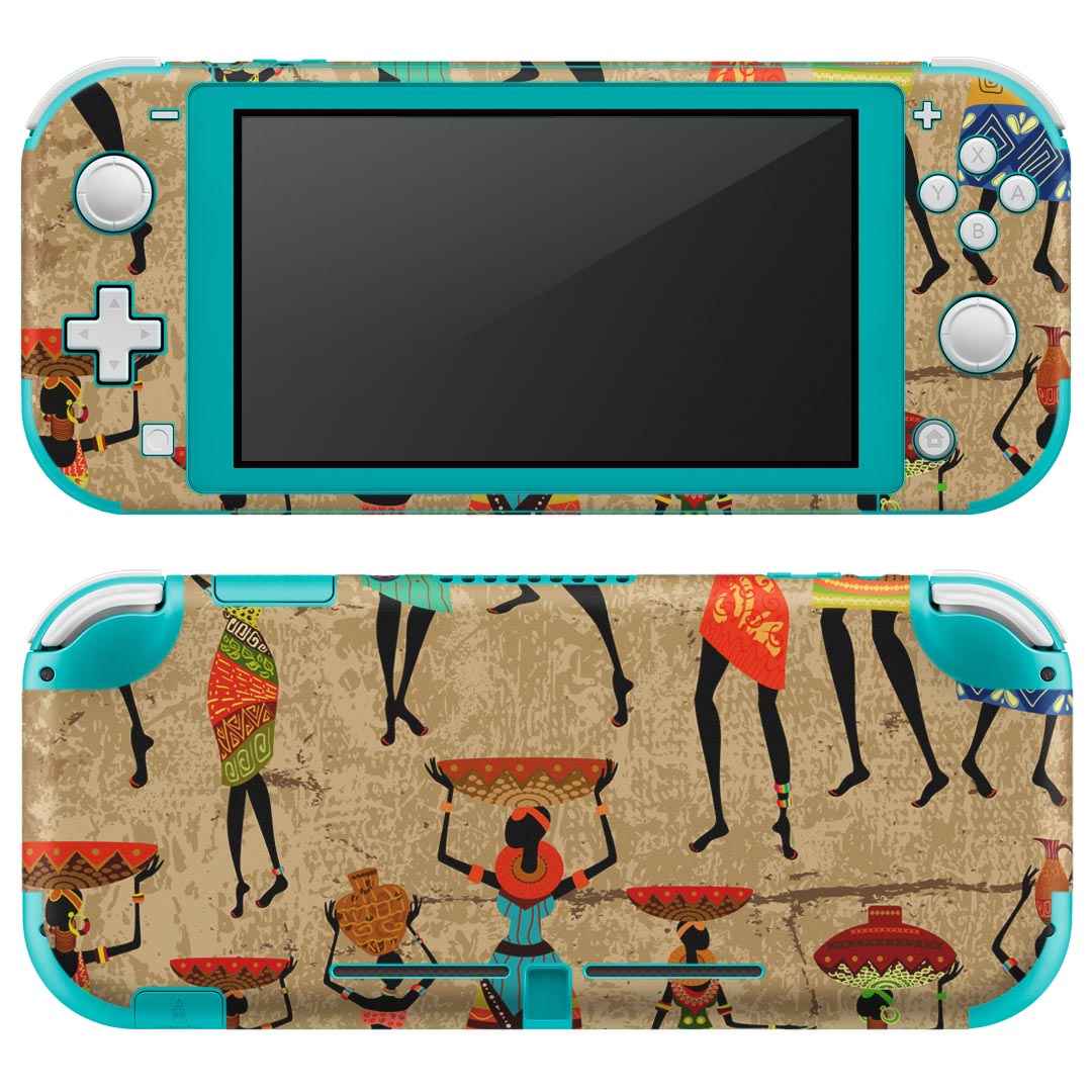 igsticker Nintendo Switch Lite 専用 デザインスキンシール 全面 ニンテンドー スイッチ ライト 専用 ゲーム機 カバー アクセサリー フィルム ステッカー エアフリー 003553 イラスト キャラクター カラフル