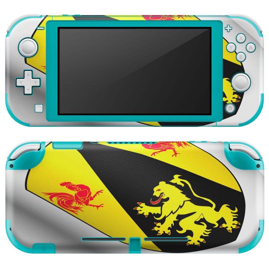 igsticker Nintendo Switch Lite 専用 デザインスキンシール 全面 ニンテンドー スイッチ ライト 専用 ゲーム機 カバー アクセサリー フィルム ステッカー エアフリー 003592 外国　エンブレム