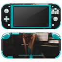 igsticker Nintendo Switch Lite 専用 デザインスキンシール 全面 ニンテンドー スイッチ ライト 専用 ゲーム機 カバー アクセサリー フィルム ステッカー エアフリー 003626 人物 写真 ピアノ(2)