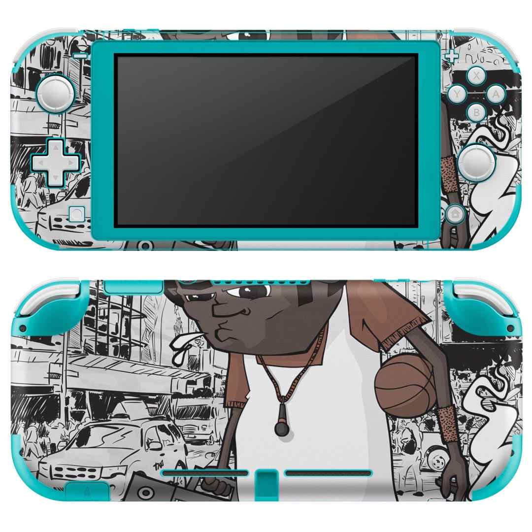 igsticker Nintendo Switch Lite 専用 デザインスキンシール 全面 ニンテンドー スイッチ ライト 専用 ゲーム機 カバー アクセサリー フィルム ステッカー エアフリー 003639 人物　キャラクター　イラスト