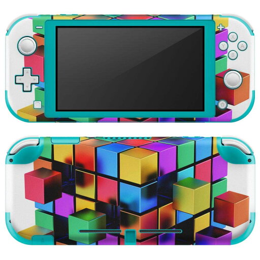 igsticker Nintendo Switch Lite 専用 デザインスキンシール 全面 ニンテンドー スイッチ ライト 専用 ゲーム機 カバー アクセサリー フィルム ステッカー エアフリー 003660 キューブ 立体 カラフル igsticker Nintendo Switch Lite 専用 デザインスキンシール 全面 ニンテンドー スイッチ ライト 専用 ゲーム機 カバー アクセサリー フィルム ステッカー エアフリー 003660 キューブ 立体 カラフル