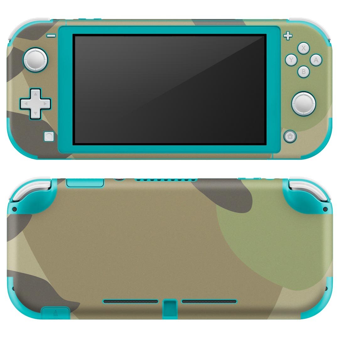 igsticker Nintendo Switch Lite 専用 デザインスキンシール 全面 ニンテンドー スイッチ ライト 専用 ゲーム機 カバー アクセサリー フィルム ステッカー エアフリー 003712 迷彩 カモフラ 模様