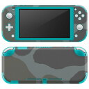igsticker Nintendo Switch Lite 専用 デザインスキンシール 全面 ニンテンドー スイッチ ライト 専用 ゲーム機 カバー アクセサリー フィルム ステッカー エアフリー 003746 迷彩 カモフラ 模様