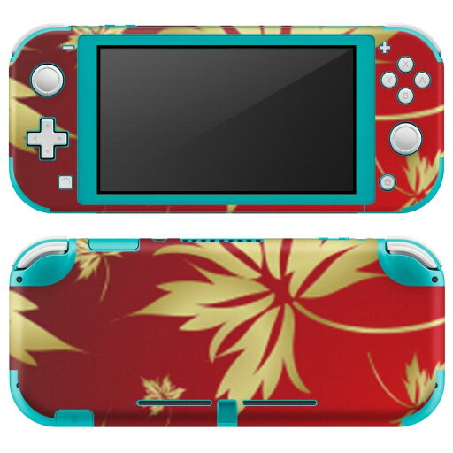 igsticker Nintendo Switch Lite 専用 デザインスキンシール 全面 ニンテンドー スイッチ ライト 専用 ゲーム機 カバー アクセサリー フィルム ステッカー エアフリー 003761 植物 赤 ゴールド igsticker Nintendo Switch Lite 専用 デザインスキンシール 全面 ニンテンドー スイッチ ライト 専用 ゲーム機 カバー アクセサリー フィルム ステッカー エアフリー 003761 植物 赤 ゴールド