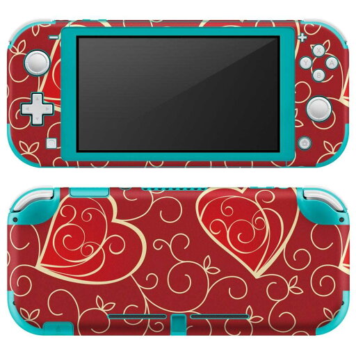 igsticker Nintendo Switch Lite 専用 デザインスキンシール 全面 ニンテンドー スイッチ ライト 専用 ゲーム機 カバー アクセサリー フィルム ステッカー エアフリー 003781 ハート 赤 イラスト igsticker Nintendo Switch Lite 専用 デザインスキンシール 全面 ニンテンドー スイッチ ライト 専用 ゲーム機 カバー アクセサリー フィルム ステッカー エアフリー 003781 ハート 赤 イラスト